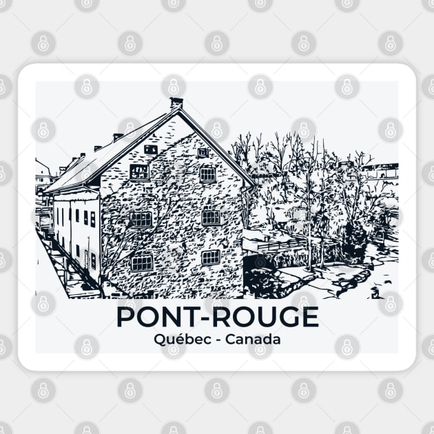 Pont-Rouge - Québec Magnet by Lakeric